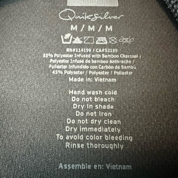 QUICKSILVER MENS GRAY TANK SIZE MEDIUM - Picture 3 of 8